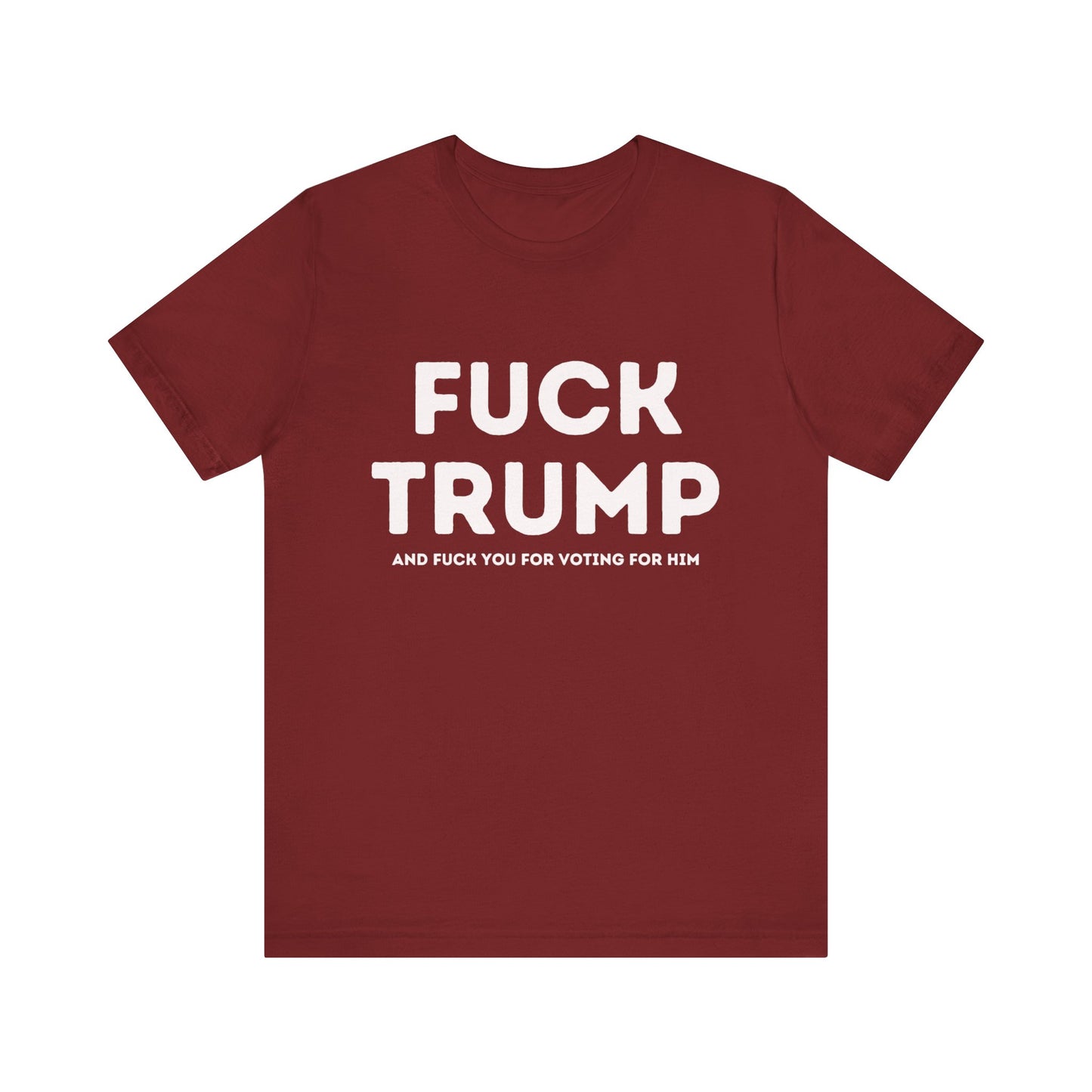 Fuck Trump 3 - Unisex Jersey Tee