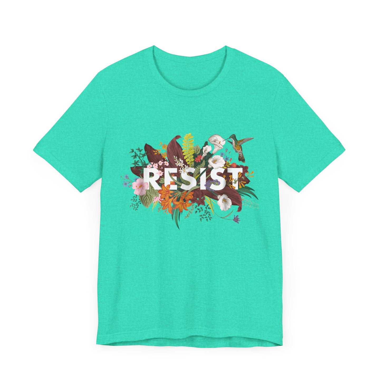 Resist Floral - Unisex Jersey Tee