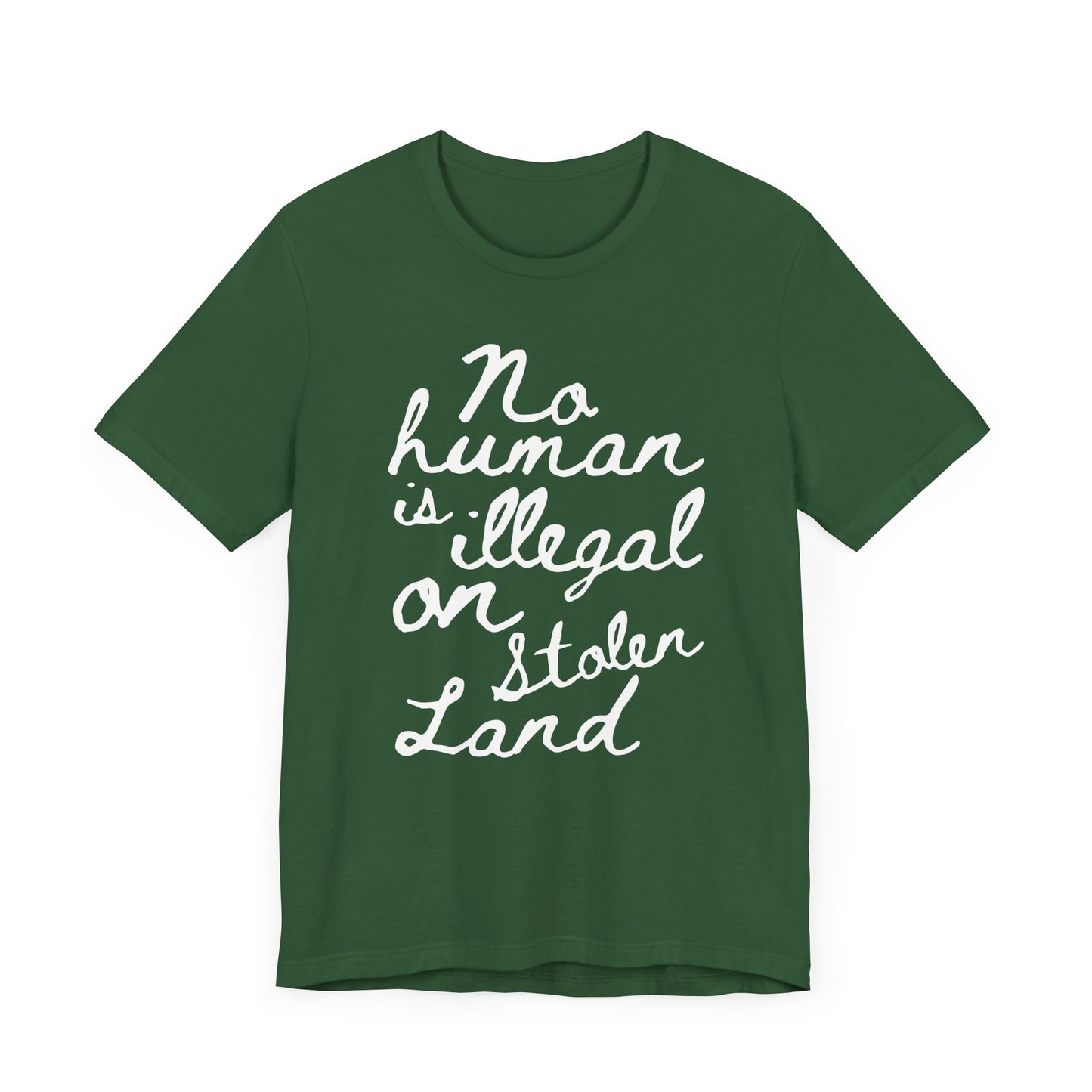 No Human is Illegal - Unisex Jersey Tee