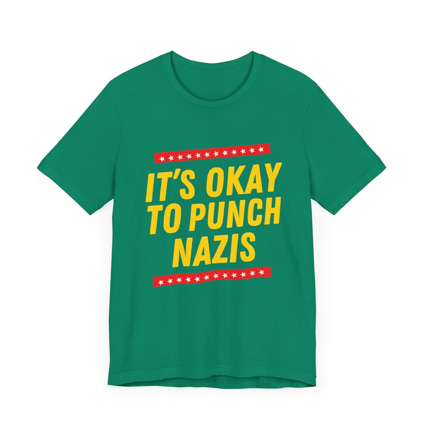 It's Okay to Punch Nazis - Unisex Jersey Tee