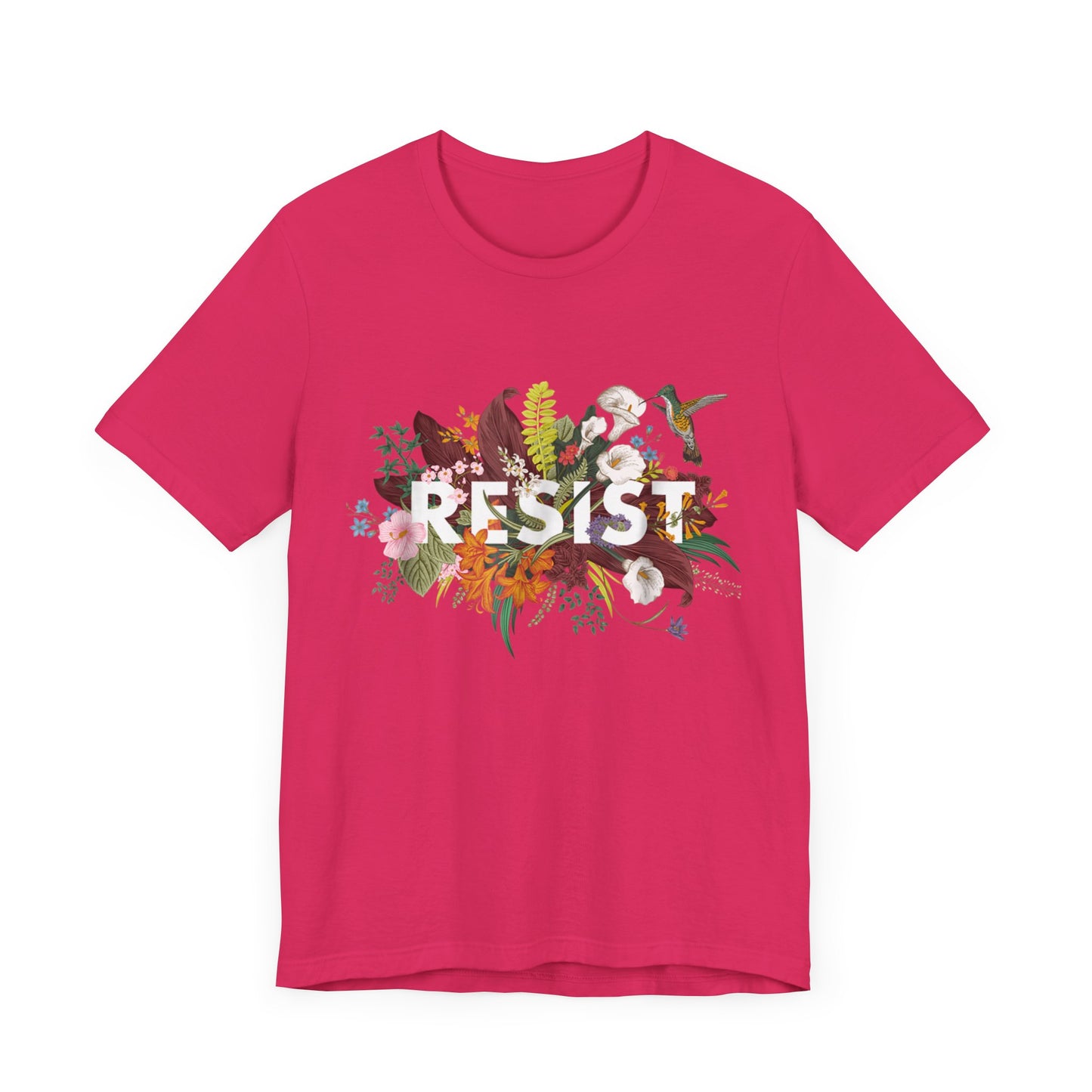 Resist Floral - Unisex Jersey Tee