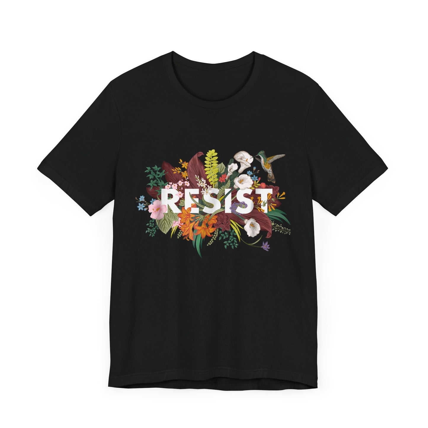 Resist Floral - Unisex Jersey Tee