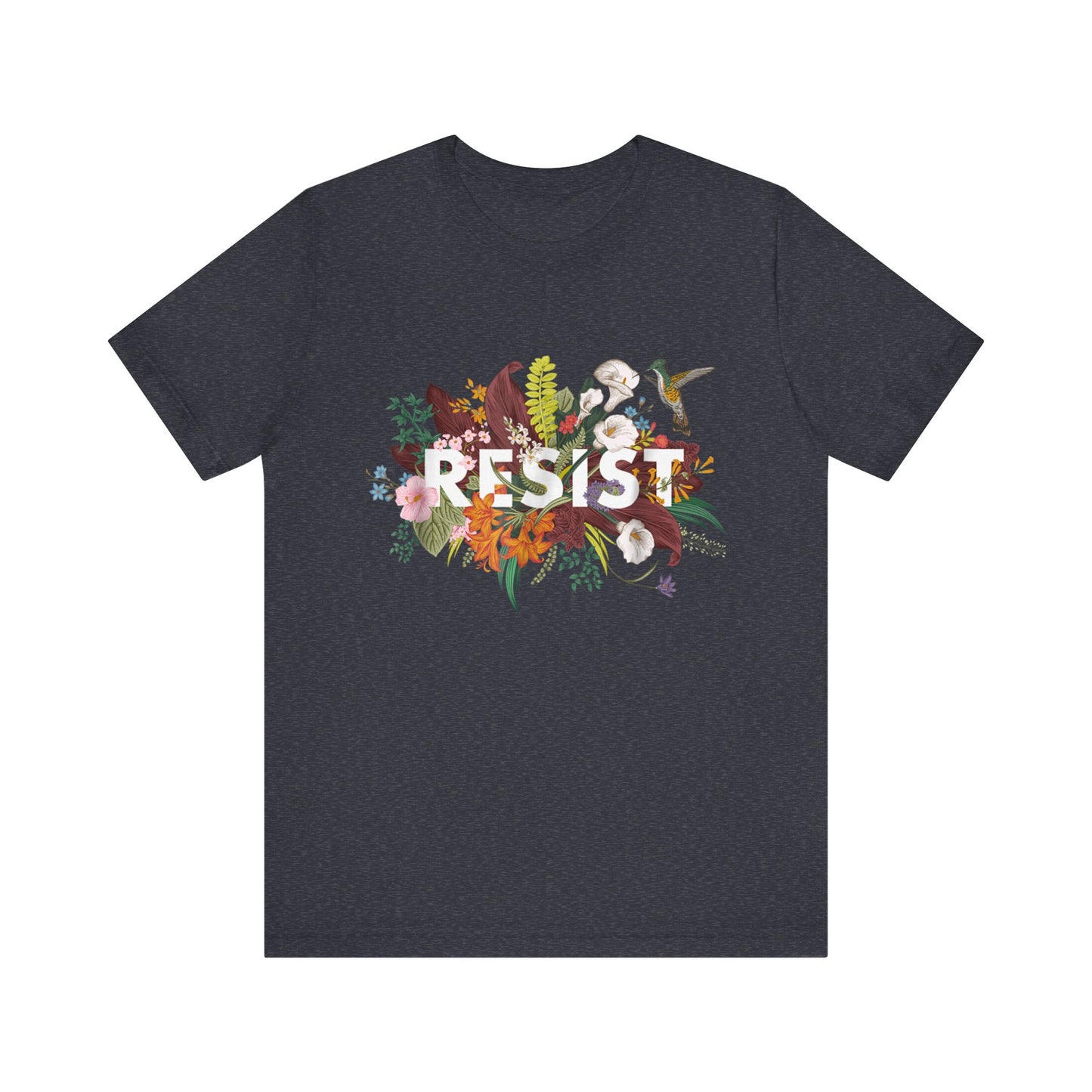 Resist Floral - Unisex Jersey Tee