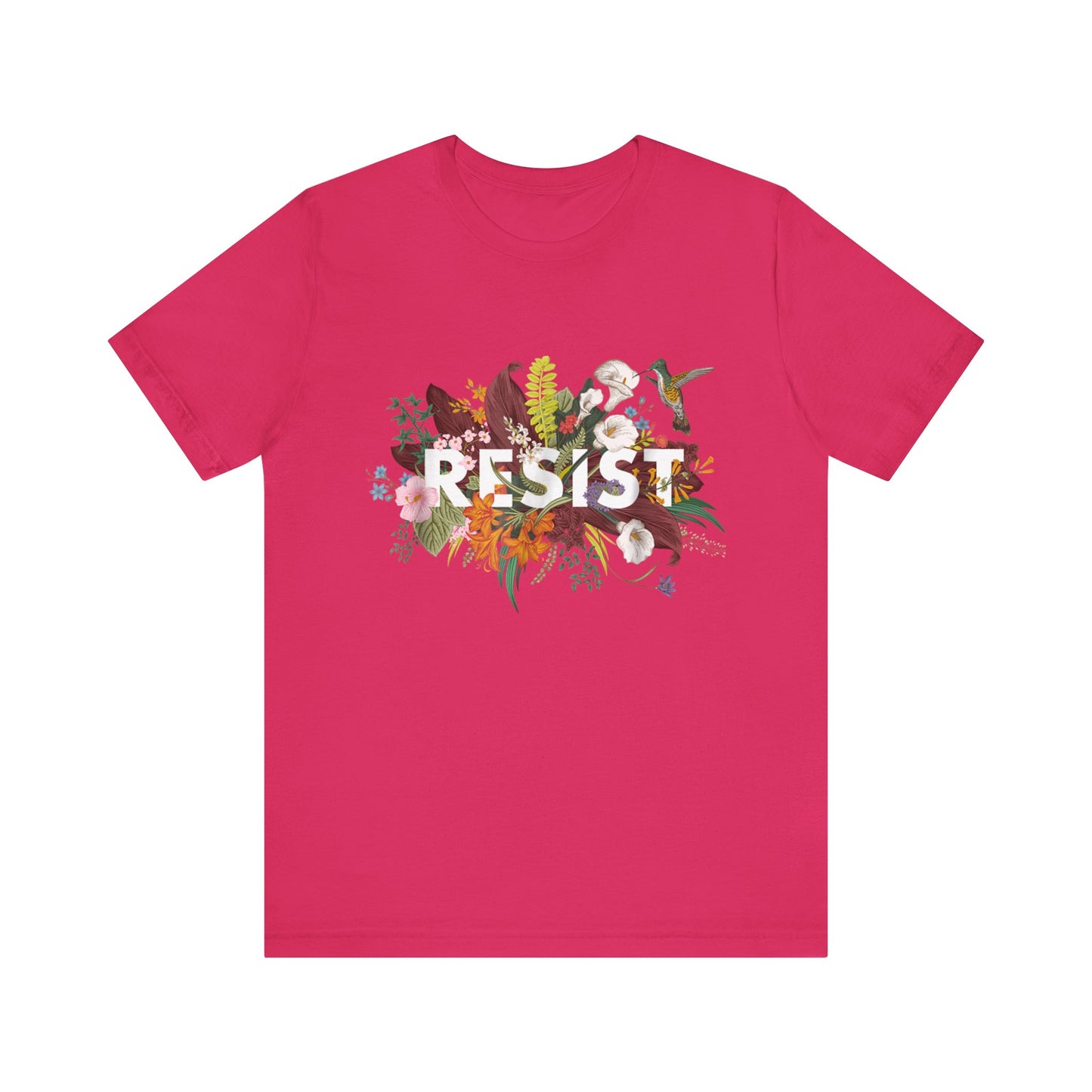 Resist Floral - Unisex Jersey Tee