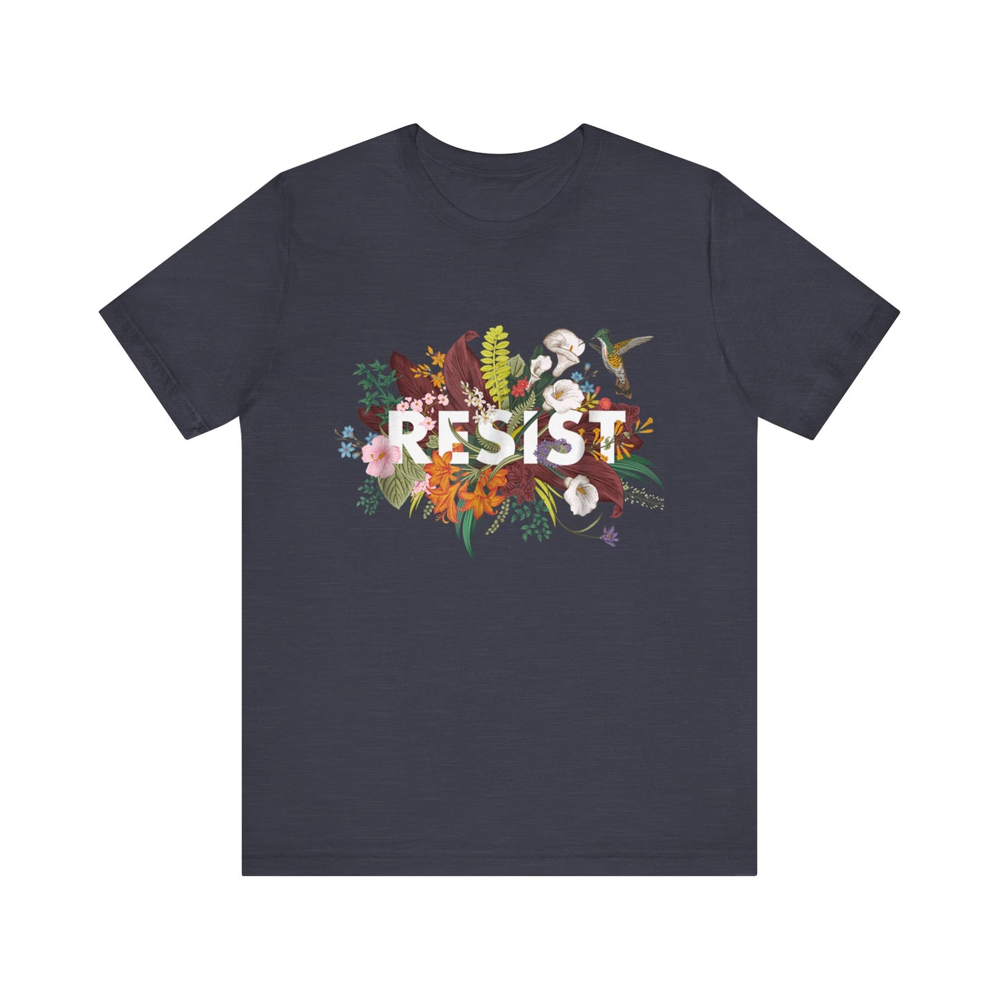 Resist Floral - Unisex Jersey Tee