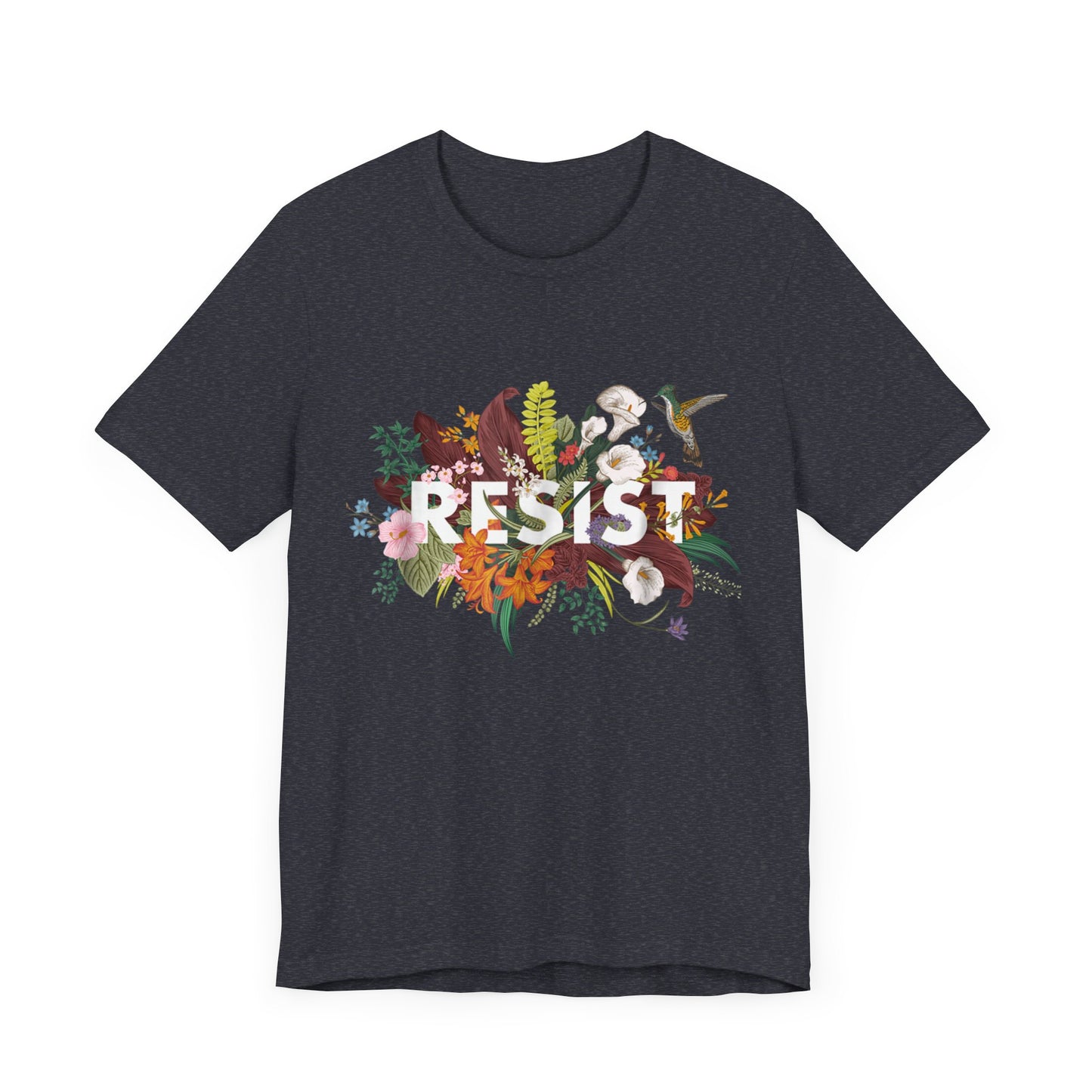 Resist Floral - Unisex Jersey Tee