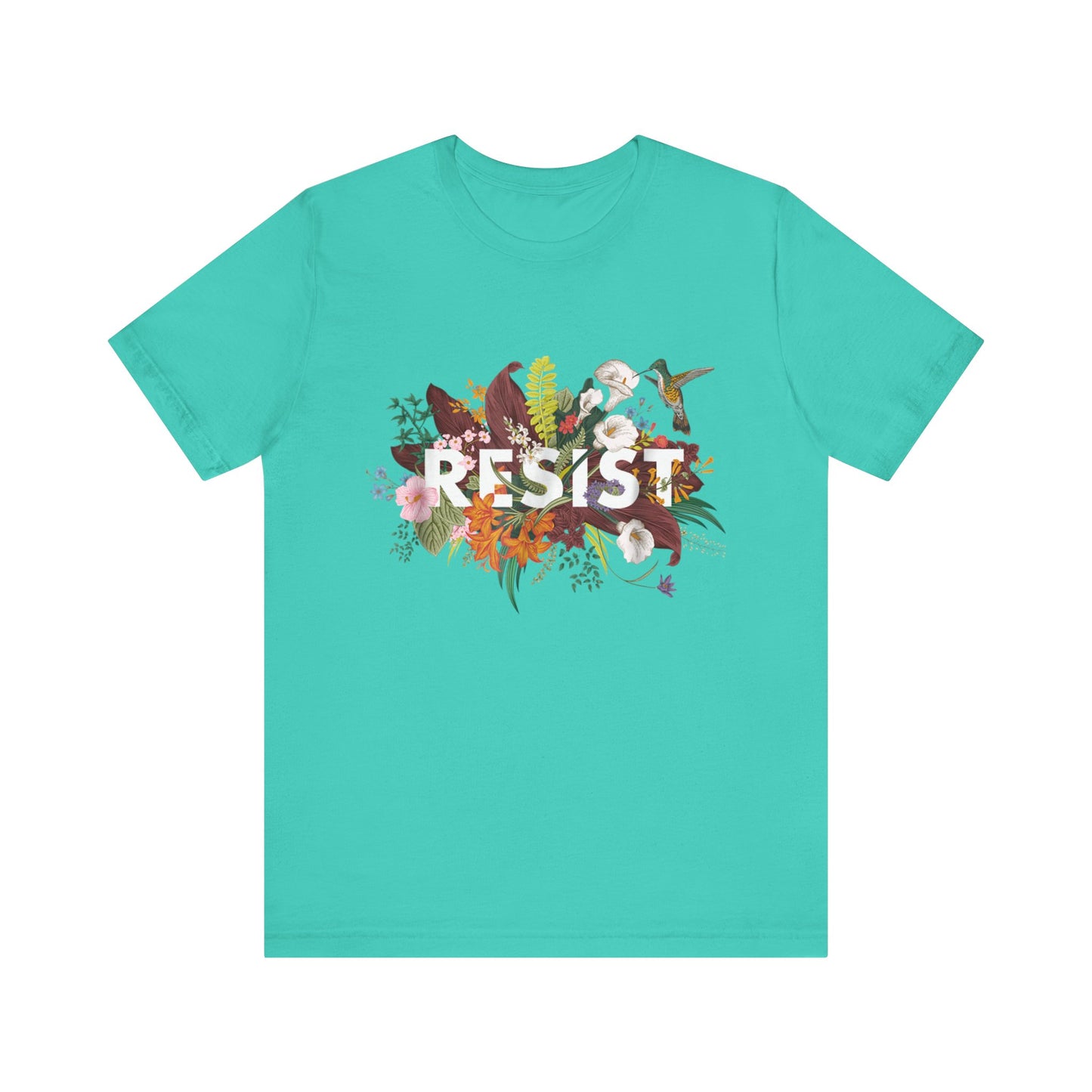 Resist Floral - Unisex Jersey Tee