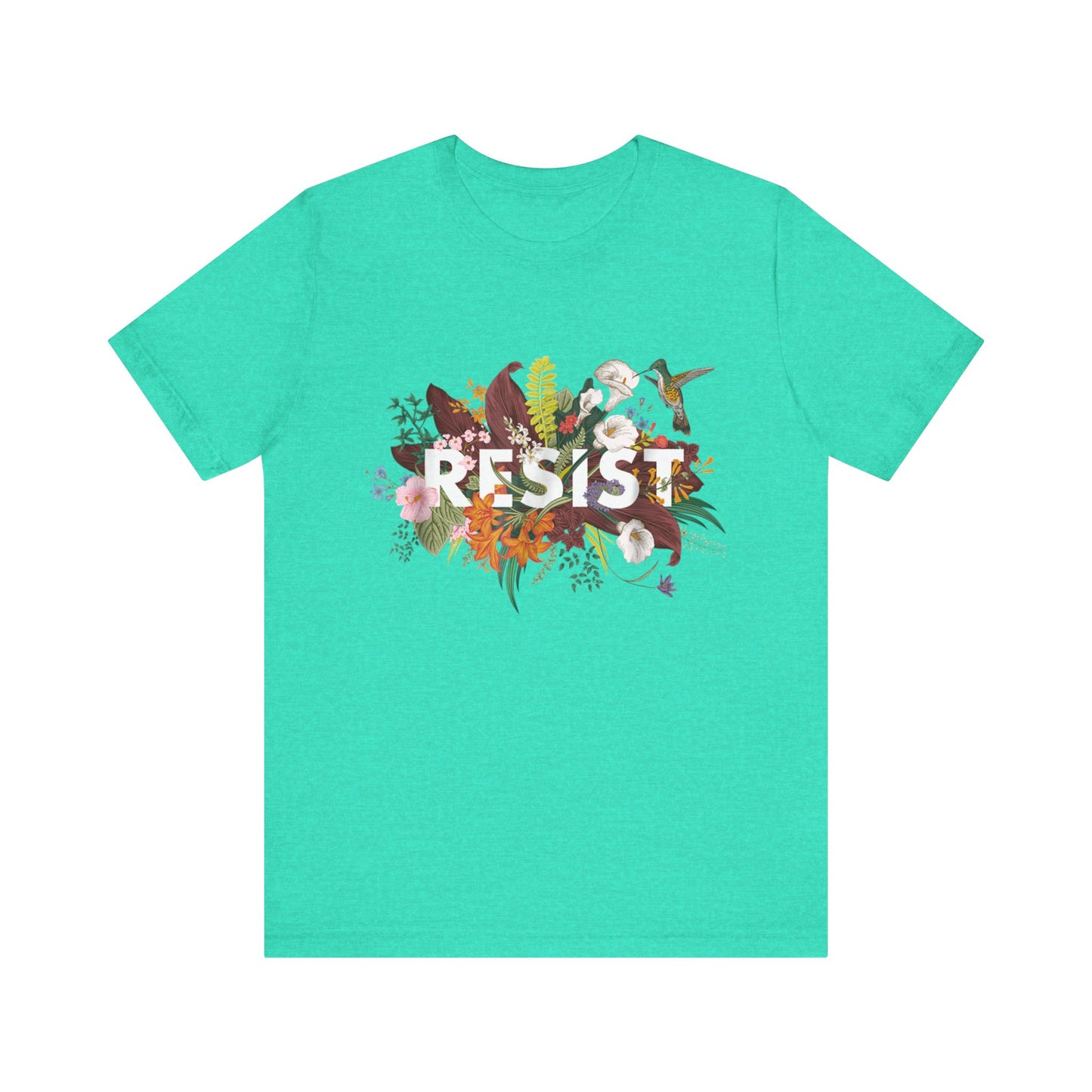 Resist Floral - Unisex Jersey Tee