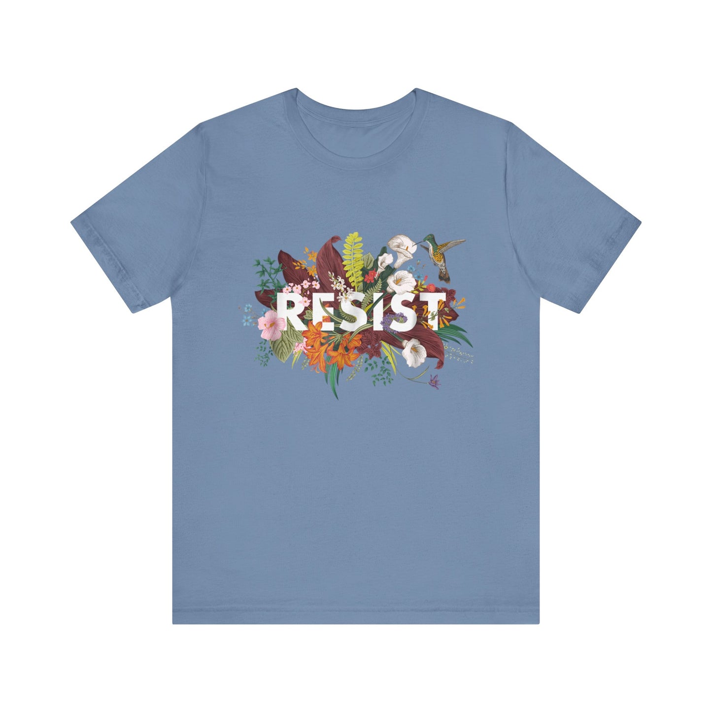 Resist Floral - Unisex Jersey Tee