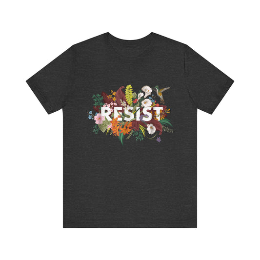 Resist Floral - Unisex Jersey Tee